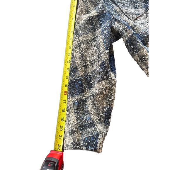 Vintage Union Label 1950s Speckled Wool Flannel Pattern Coat. EUC. One Of A Kind - Picture 9 of 12